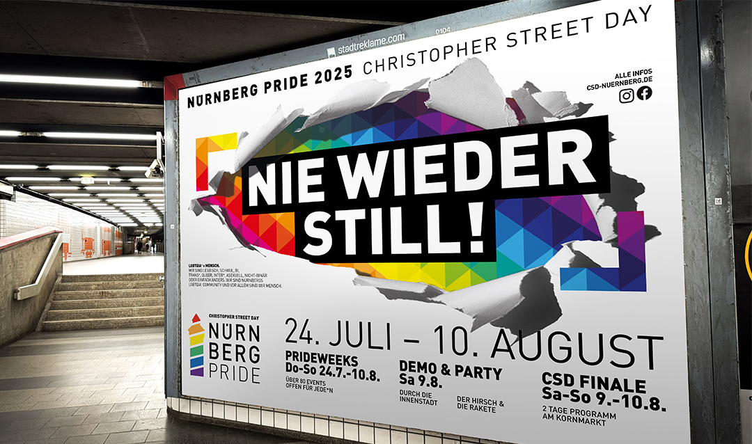 PRESSEMITTEILUNG „NIE WIEDER STILL!“ – Zum politischen Umbruch schließen sich deutschlandweit CSDs unter einem Motto zusammen
