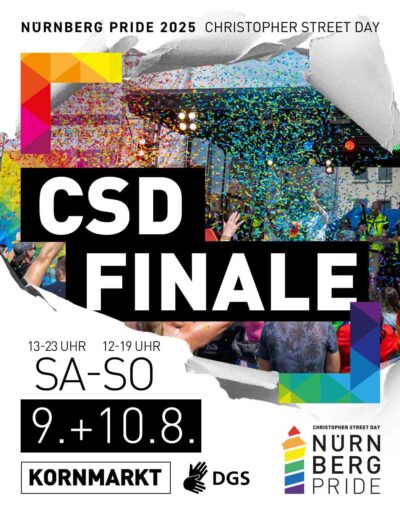 Sharepic CSD Finale in Nürnberg